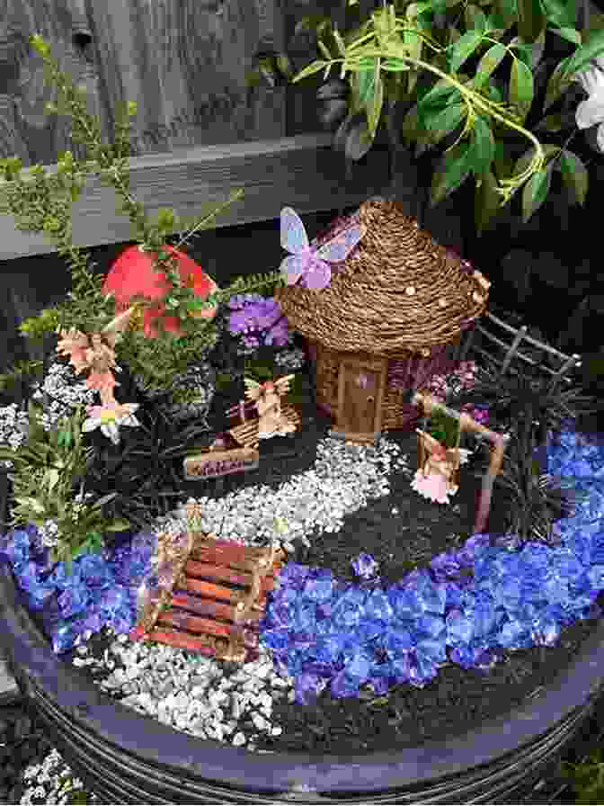 A Child Creating A Flower Fairy Garden With Natural Materials, Such As Stones, Leaves, And Flowers. Adorable Flower Designs For Kids: Flower Designs For Kids