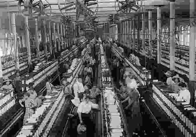 An Image Depicting The Industrial Revolution With A Factory And Workers In The Foreground Golden Age (The Shifting Tides 1)