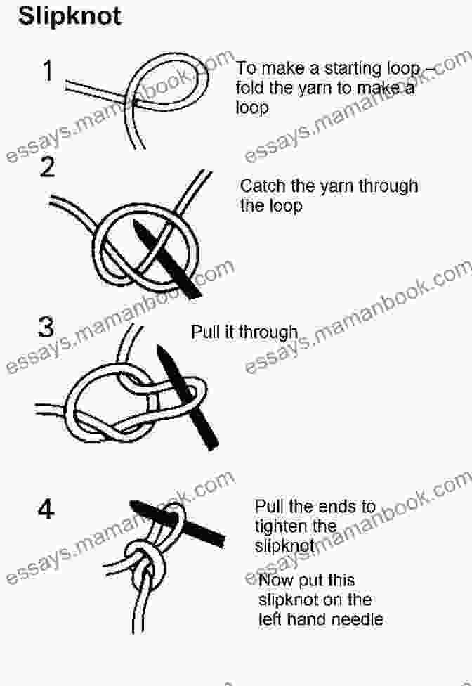 Diagram Of A Slip Knot Crochet Every Way Stitch Dictionary: 125 Essential Stitches To Crochet In Three Ways
