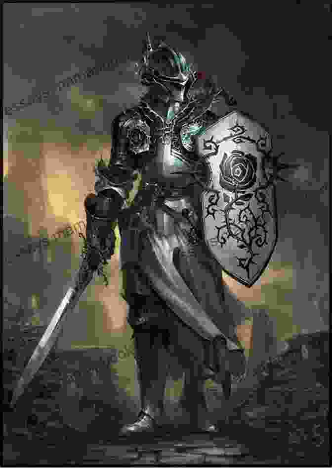 Ian Oliver Jones In His Armor As A Paladin, With A Sword And Shield Bearing The Holy Symbol. The Paladin Vampire Ian Oliver Jones