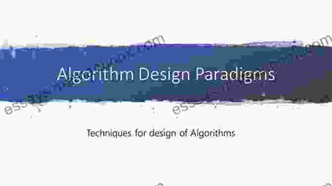 Table Summarizing Different Algorithm Design Paradigms To Algorithms Fourth Edition