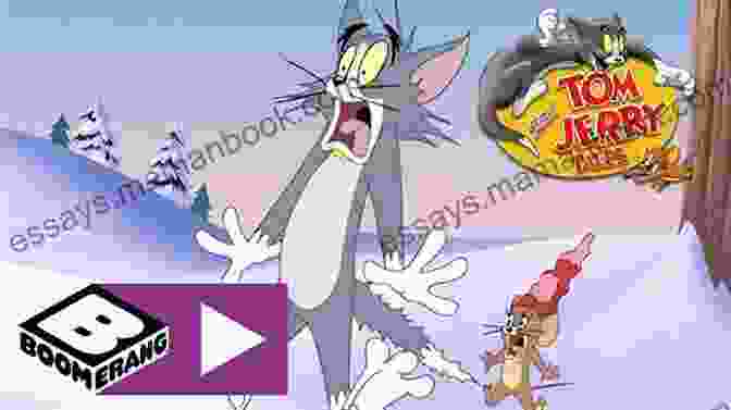 Tom And Jerry On Sled A CAT AND MOUSE CHRISTMAS