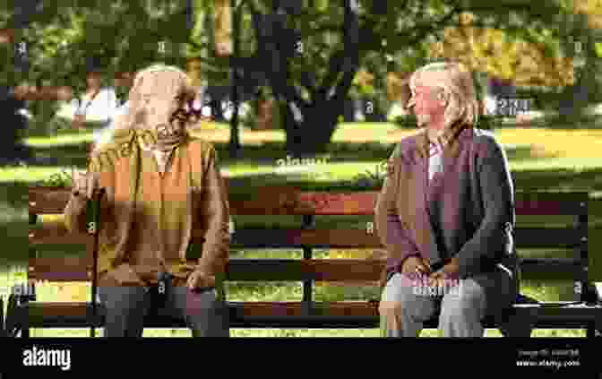 Two Elderly Women Sitting On A Park Bench, Talking And Laughing. KEEPING UP APPEARANCES: THREE ONE ACT PLAYS FOR MATURE ACTORS